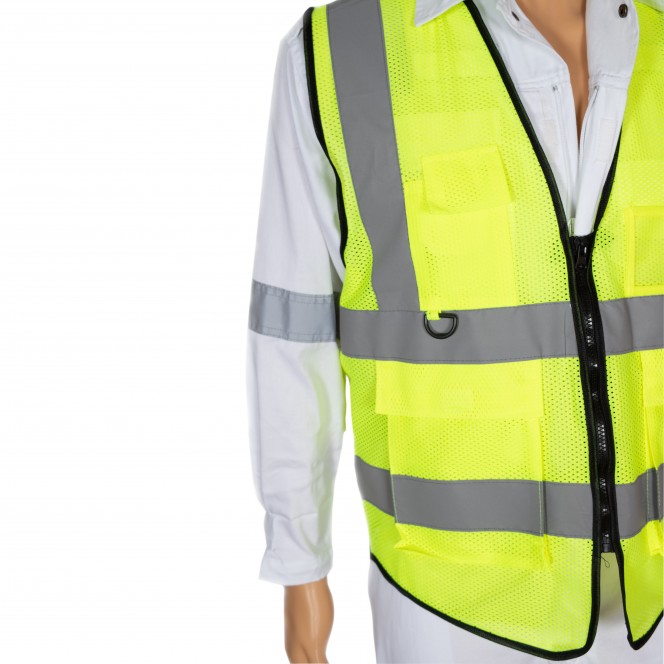 Reflective vest sale with pockets